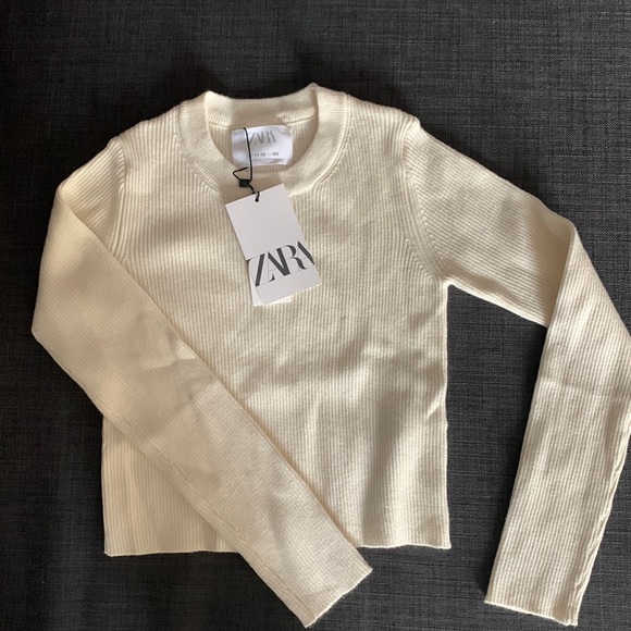 Zara Shirts & Tops Zara Cream Sweater Poshmark